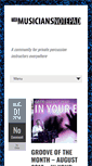 Mobile Screenshot of musiciansnotepad.com